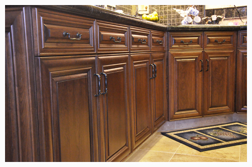 Cutom Cherry Hardwood Kitchen Cabinetry